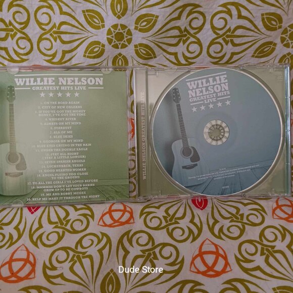 Willie Nelson - Greatest Hits Live - 20 Tracks - 2016 Release - Picture 2 of 3